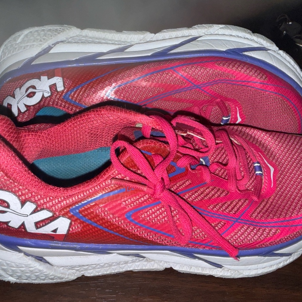 Hoka Bondi Running Shoes Pink Purple Women’s 9.5